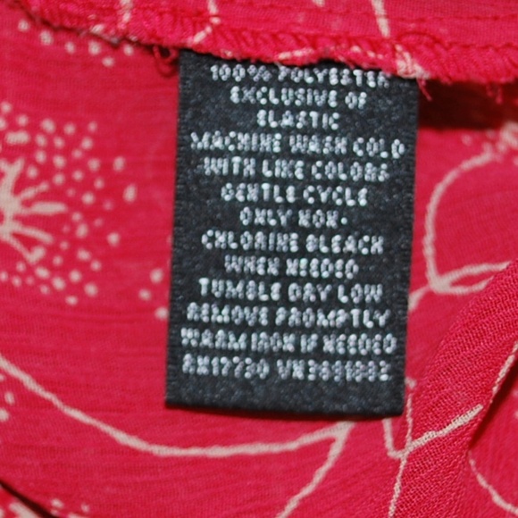 Mossimo Blouse Women's Red XL - Picture 3 of 5